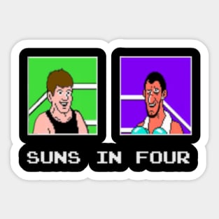 Suns in 4 Sticker